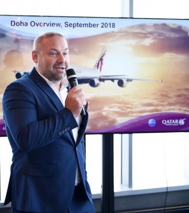 Qatar Airways na śniadaniu biznesowym GieKSy