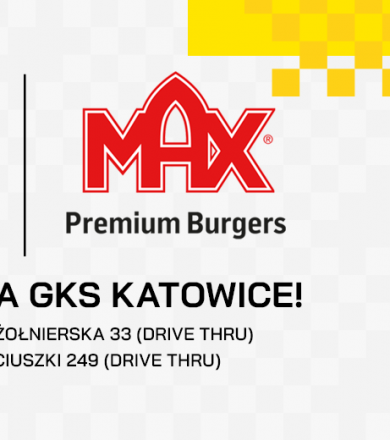 Max Premium Burgers sponsorem GKS-u Katowice